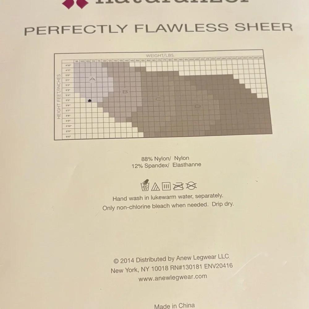 Bundle Pack 2 Naturalizer Perfectly Flawless Sheer To Waist Pantyhose In Black B